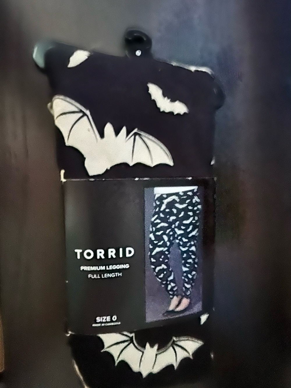 torrid Black and White Bat Print Leggings